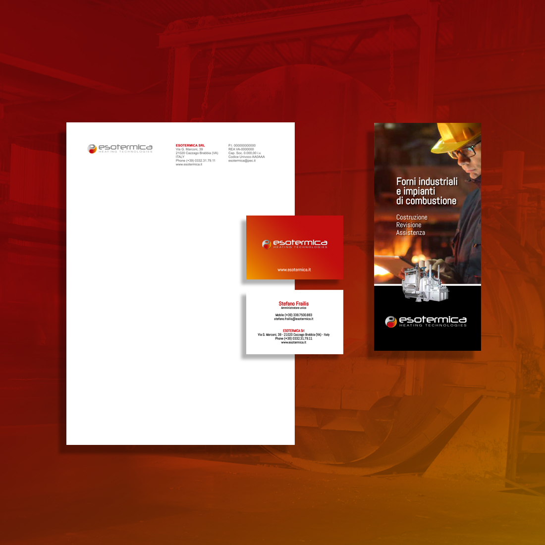 Corporate identity Esotermica Heating Technologies